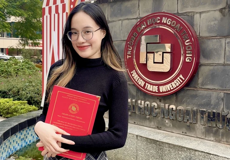 Nữ sinh đứng đầu đợt tốt nghiệp sớm của Đại học Ngoại thương